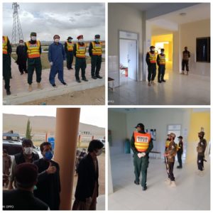 Read more about the article Honorable Minister Home & Tribal Affairs Mir Zia Langove visited MERC Kalat and Isolation facility in Agha Irfan Karim Hospital Kalat