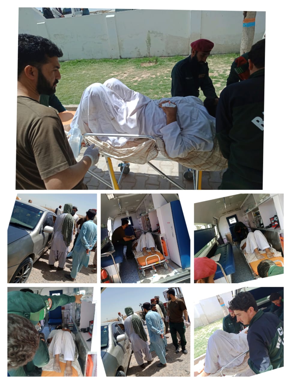 You are currently viewing RTA responded by MERC Saranan. 01 person injured first aid given and refereed to SPH Quetta