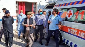 Read more about the article Lasbela: Asad Baloch Minister Social Welfare Balochistan visited MERC 1122 at Winder. Briefed about First aid services and RTA response mechanism. He appreciated services of PPHI MERC Life saving initiative.